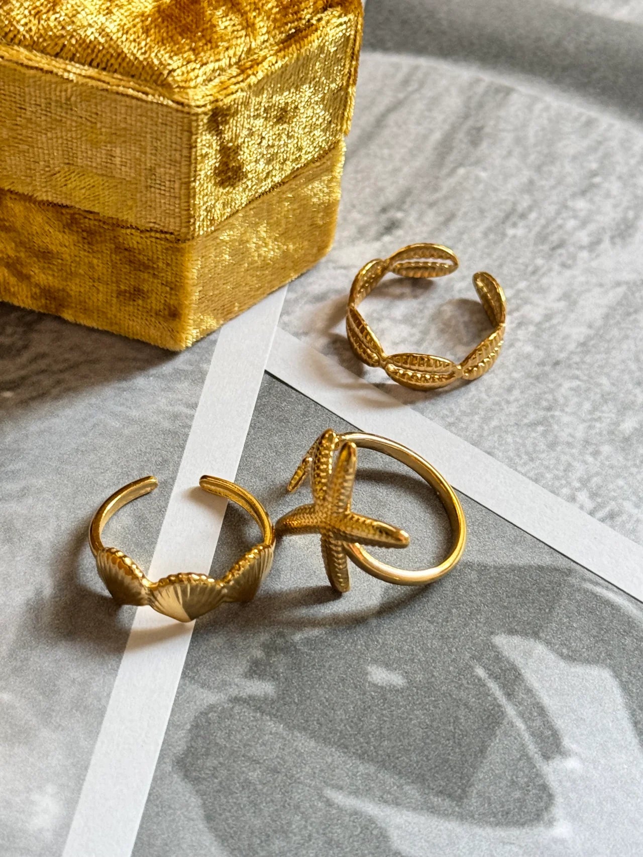 Anillo Shell Gold III