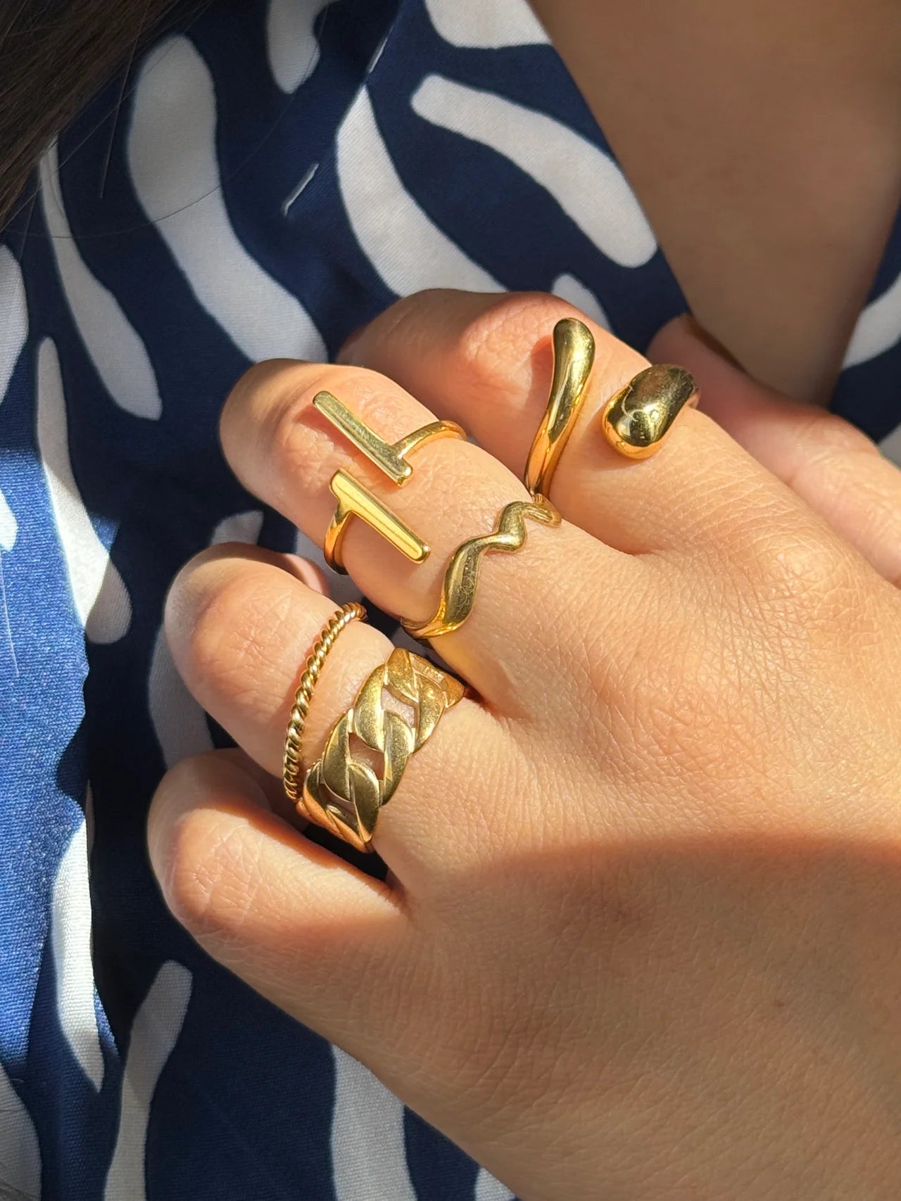 Anillo Twin Drops