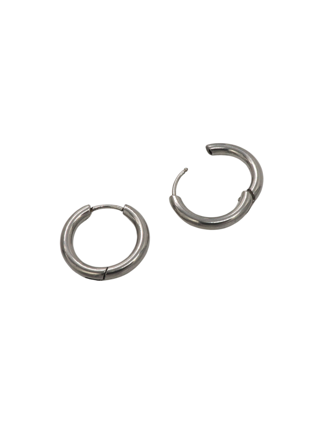 Arracadas Lisas Silver