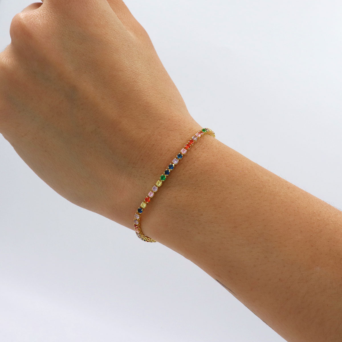Pulsera slim zirconias