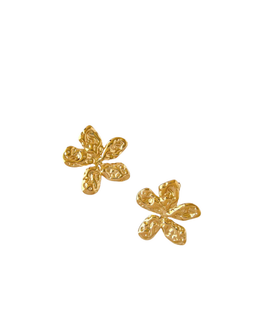 Aretes Flor de papel