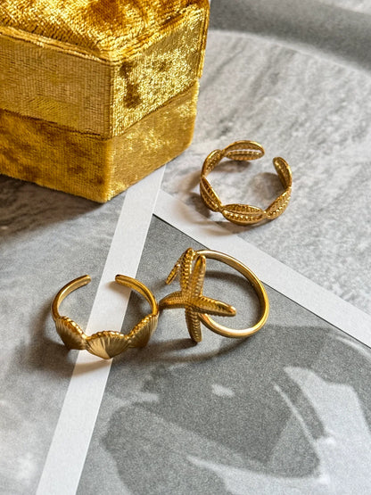 Anillo Shell Gold III