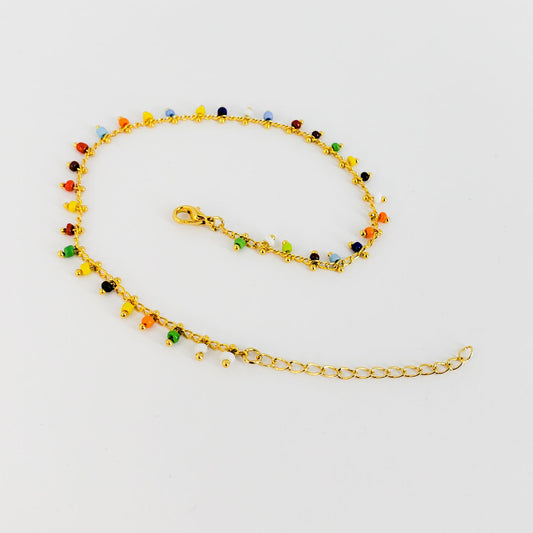 Tobillera de colores