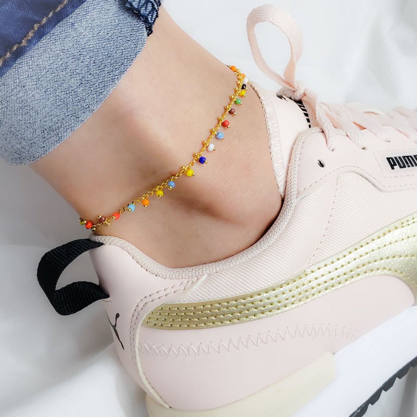 Tobillera de colores