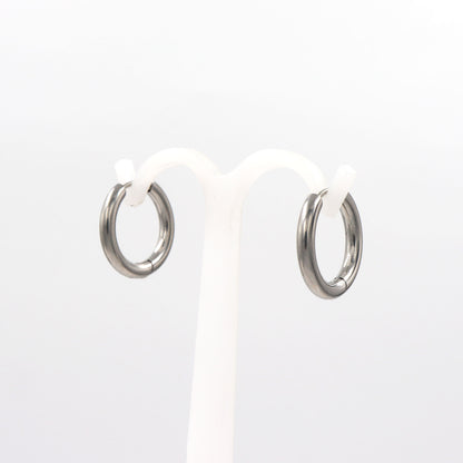Arracadas Lisas Silver